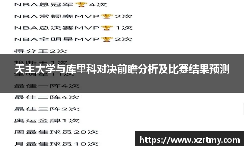 天主大学与库里科对决前瞻分析及比赛结果预测